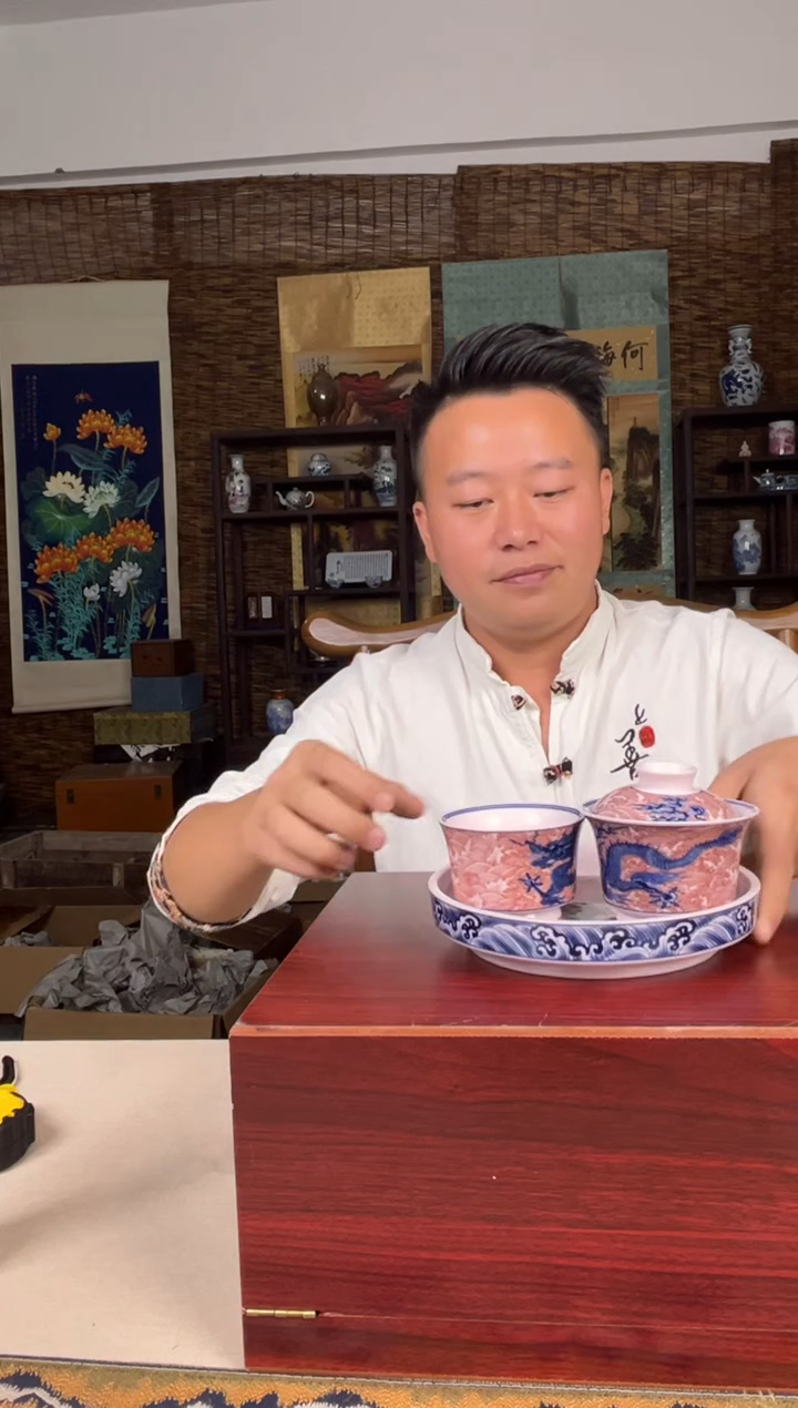 摆件瓷景德镇陶瓷摆件B206