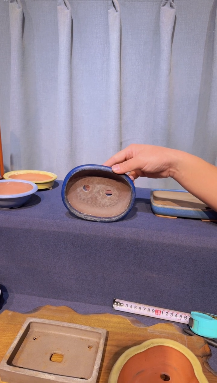 【闪购商品】-蓝釉盆-V47