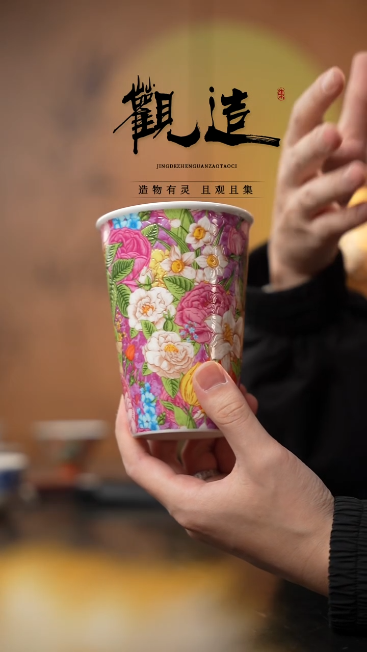 陶瓷粉雪絮语【可乐杯】 粉