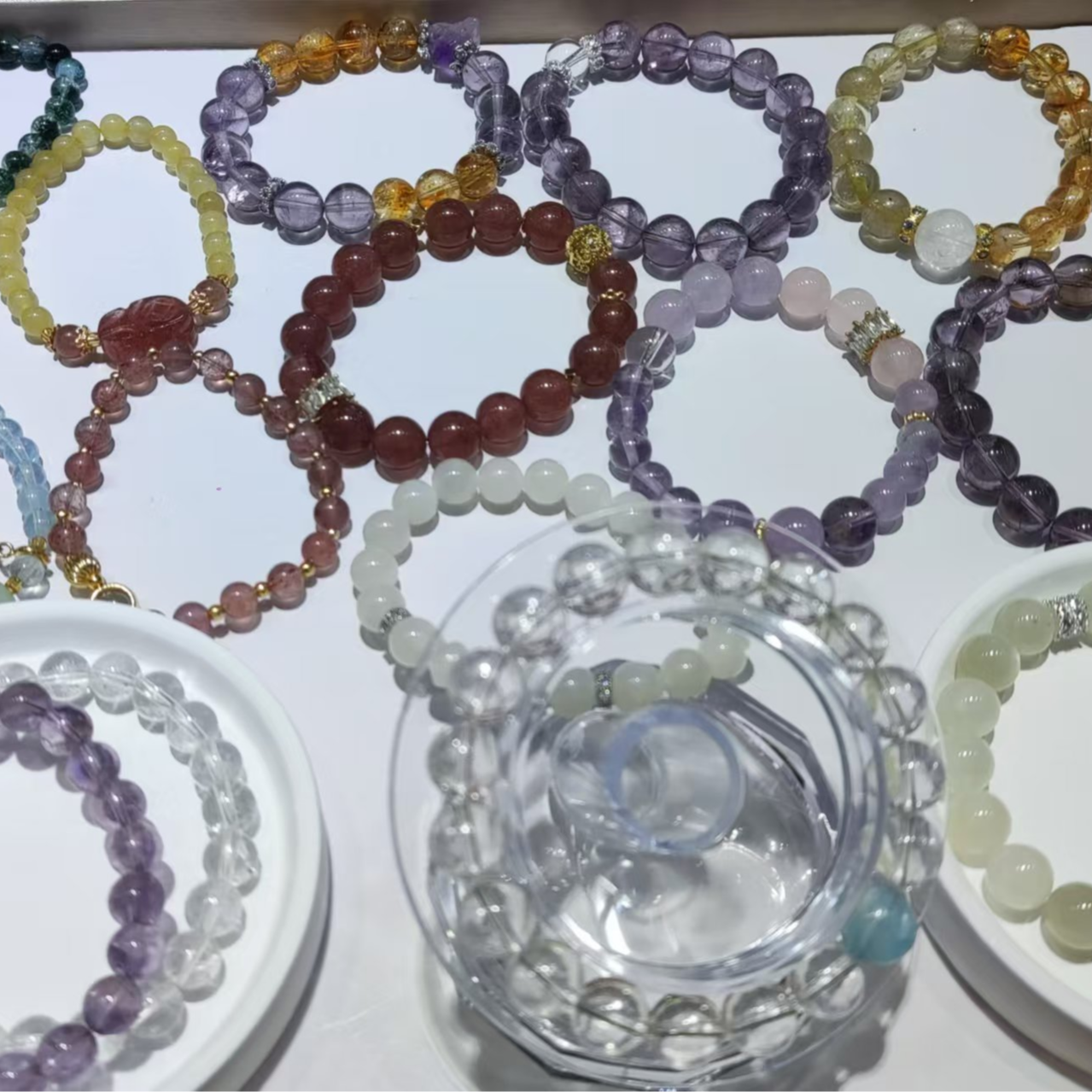 改手围改款链接天然水晶自选39-99，no 退 no 换链接