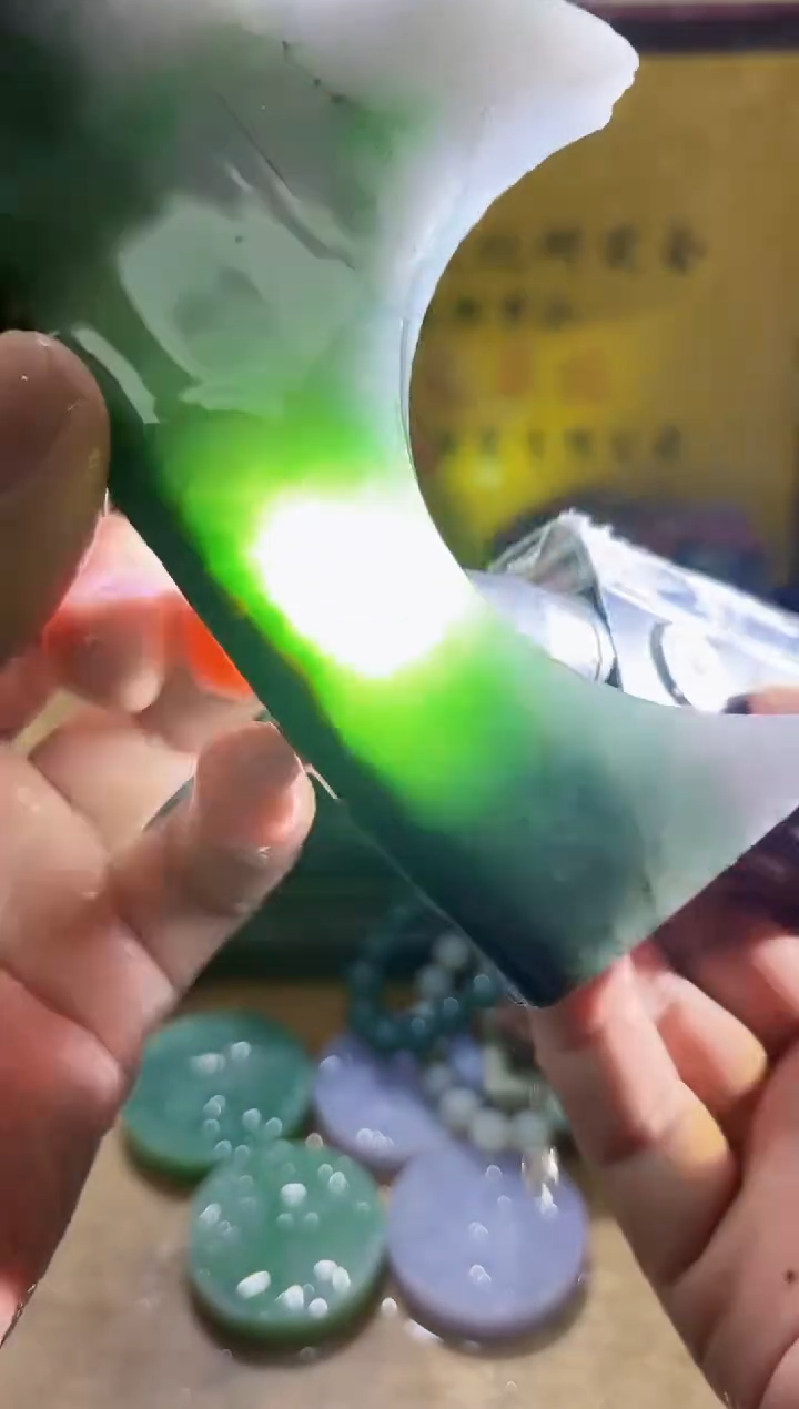 未镶嵌挂件翡翠A货常星7878