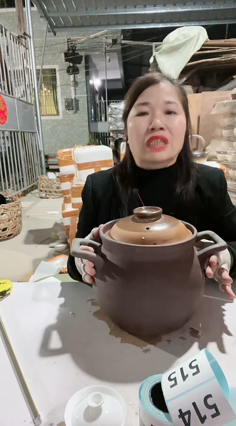 【闪购商品】瑕疵5.0紫砂大肚锅，，