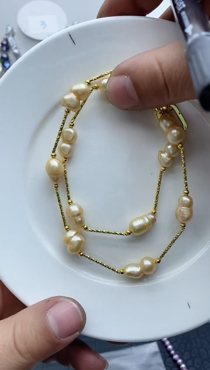 【闪购商品】淡水珍珠颈饰未镶嵌0250