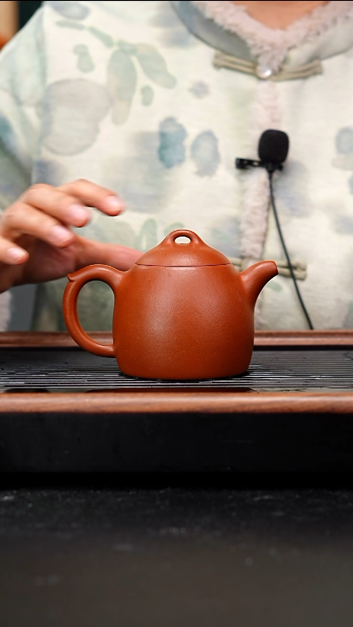 茶壶紫砂全手工铁芯朱泥秦权