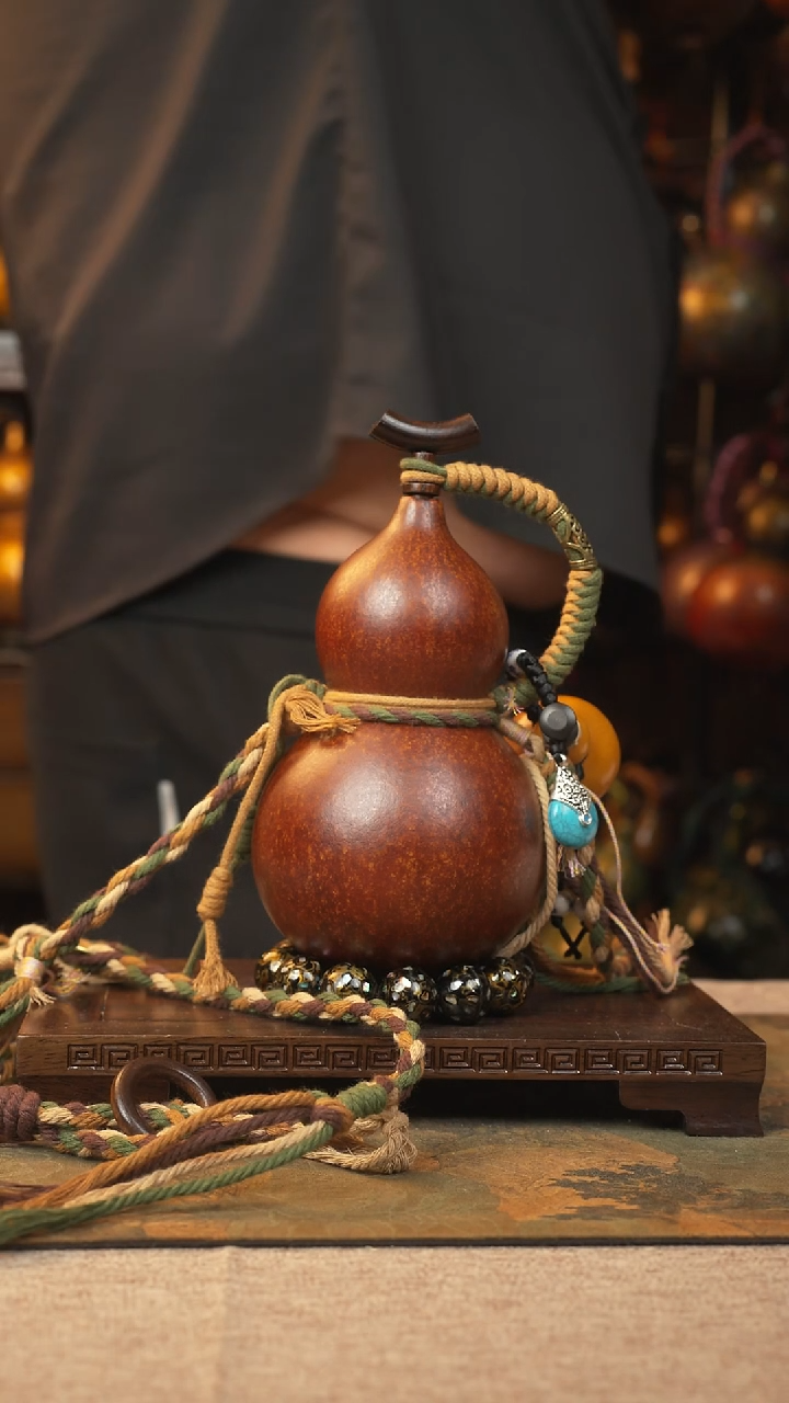 【闪购商品】183大漆葫芦一物一拍记600ml