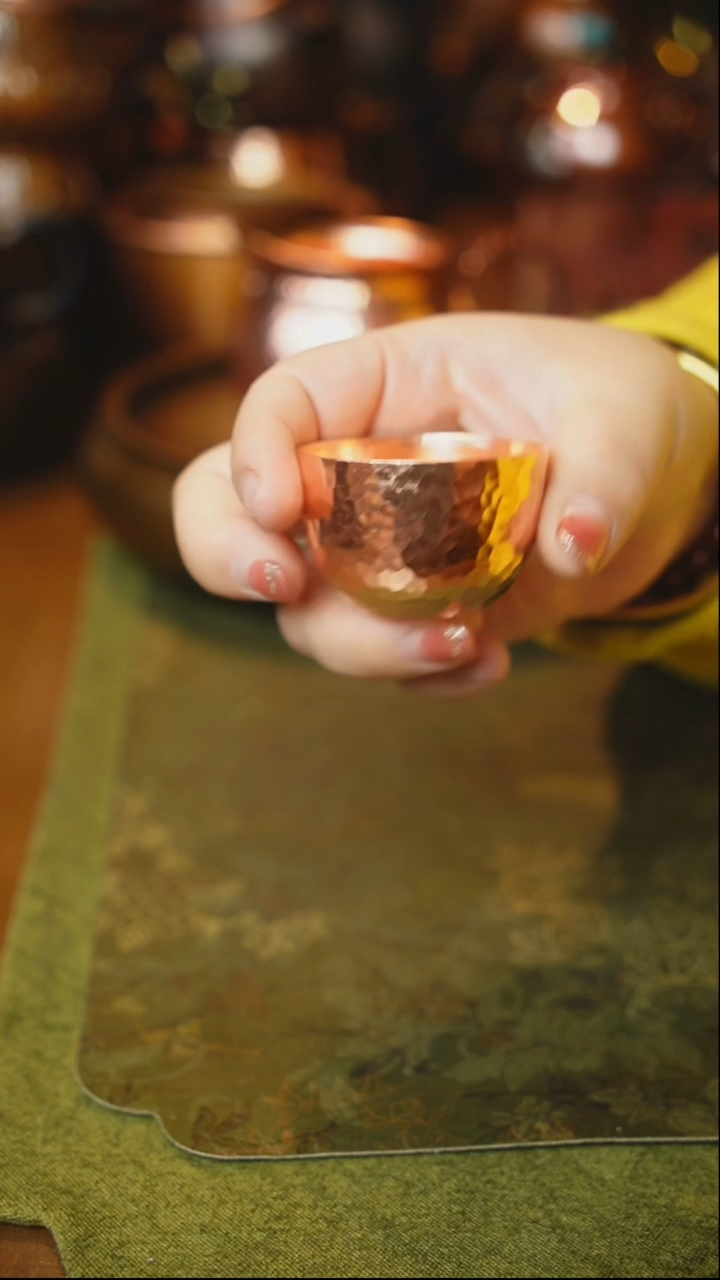 【闪购商品】小号紫铜单层铜杯