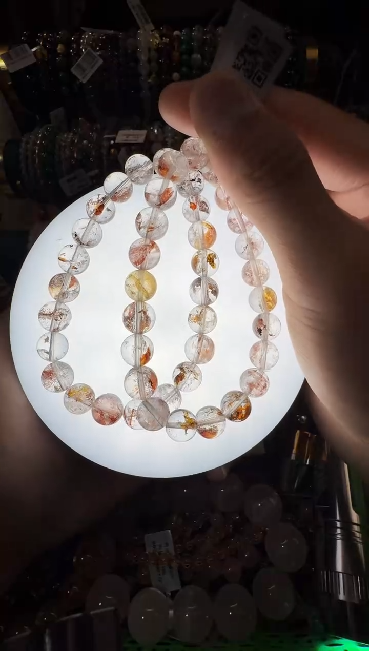 水晶手链未镶嵌晶0745 约8mm 多样性发一件