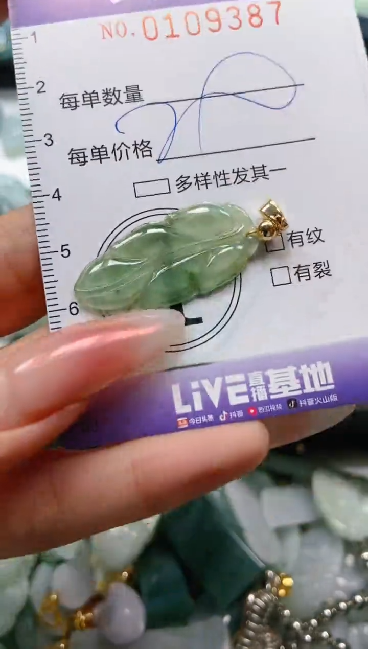 【闪购商品】翡翠颈饰未镶嵌闪购0109387