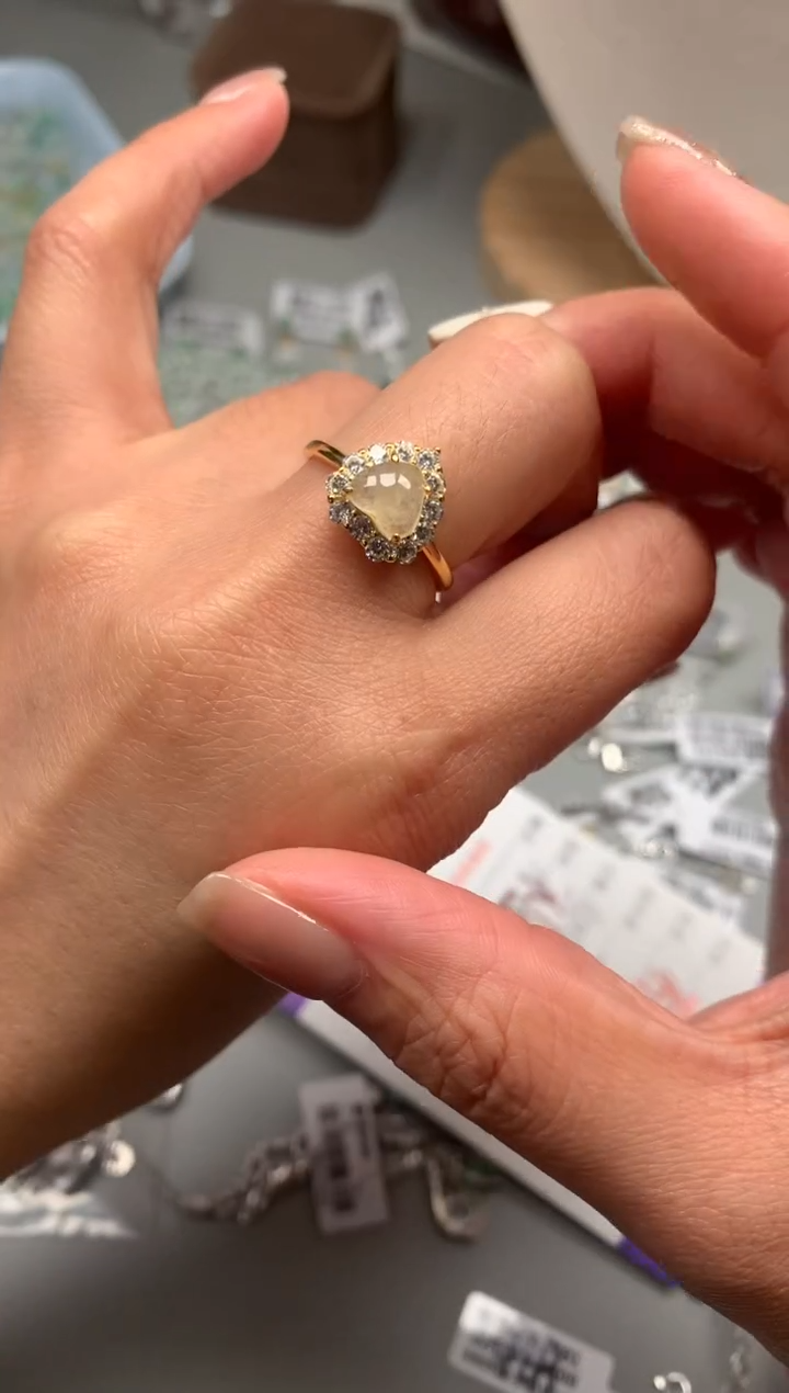 银S925镶嵌戒指翡翠11