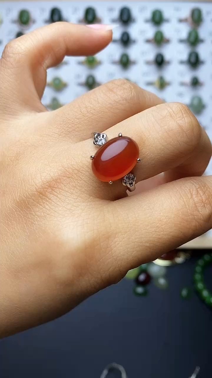 【闪购商品】南红玛瑙戒指未镶嵌1