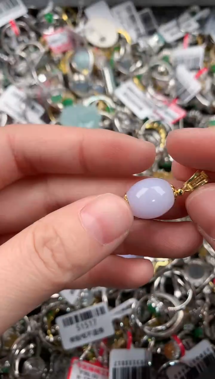 银S925镶嵌戒指翡翠11  3