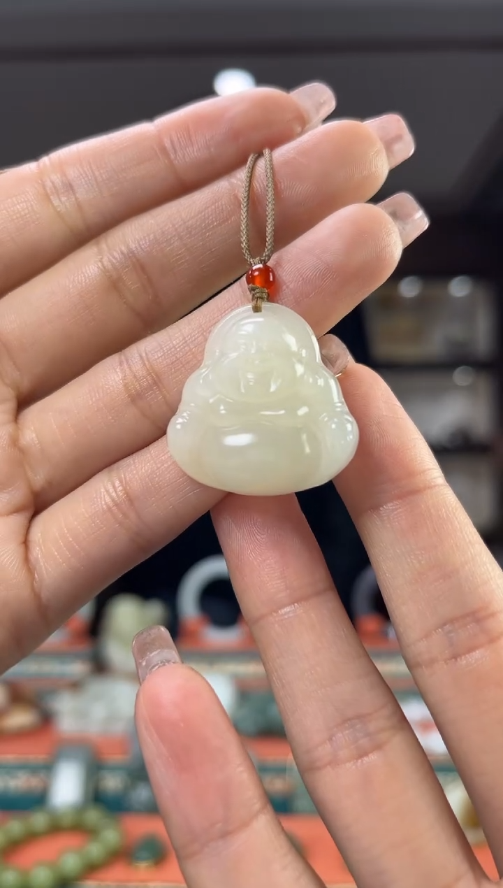 【闪购商品】和田玉颈饰未镶嵌佩佩28mm左右