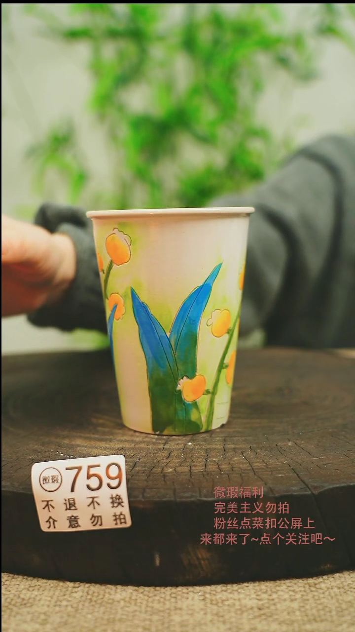 【闪购商品】微瑕景德镇手工手绘759