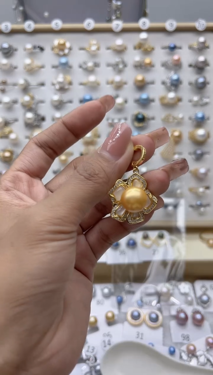 【闪购商品】淡水珍珠戒指合金65