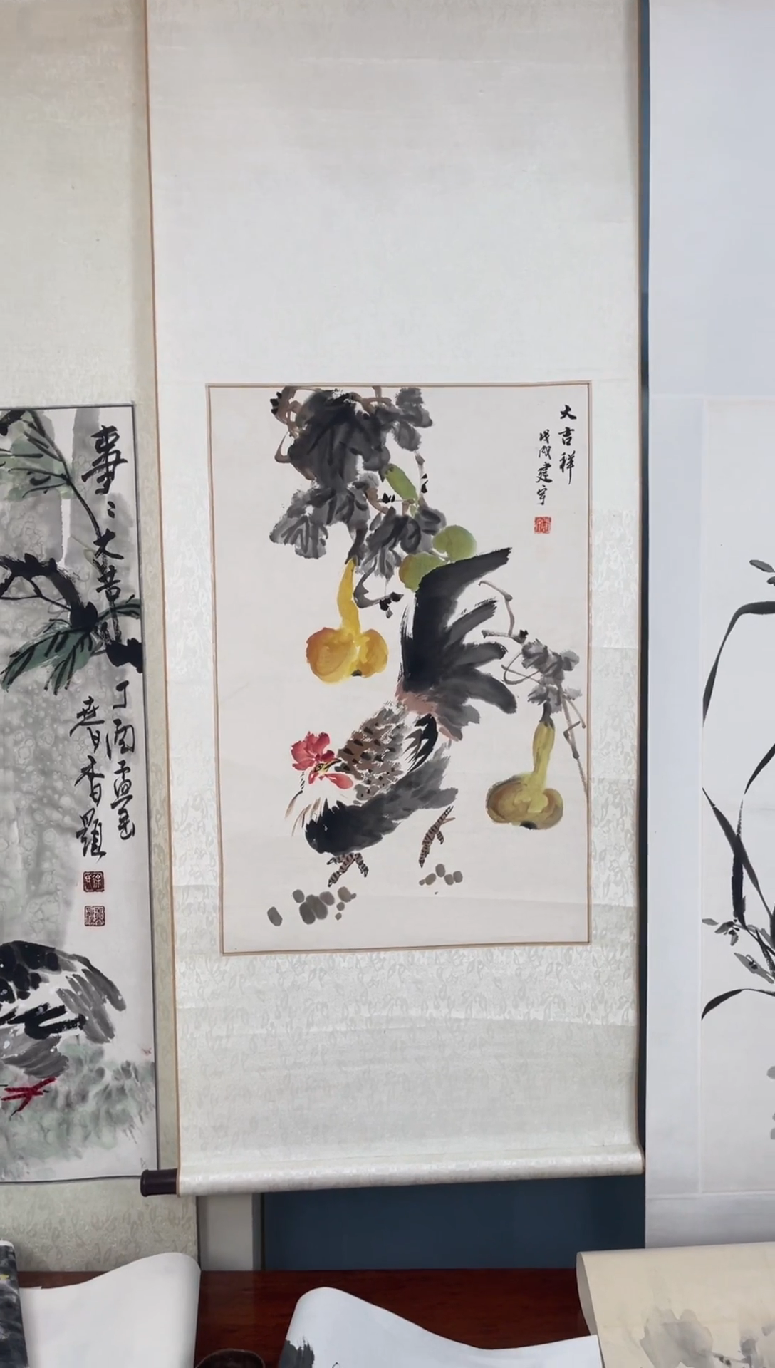国画国画山水花鸟作品