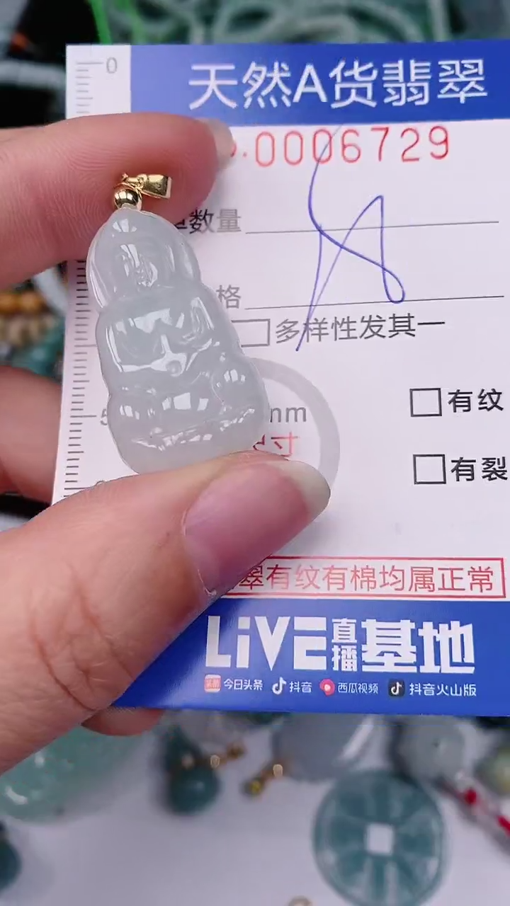 【闪购商品】翡翠颈饰未镶嵌00006729