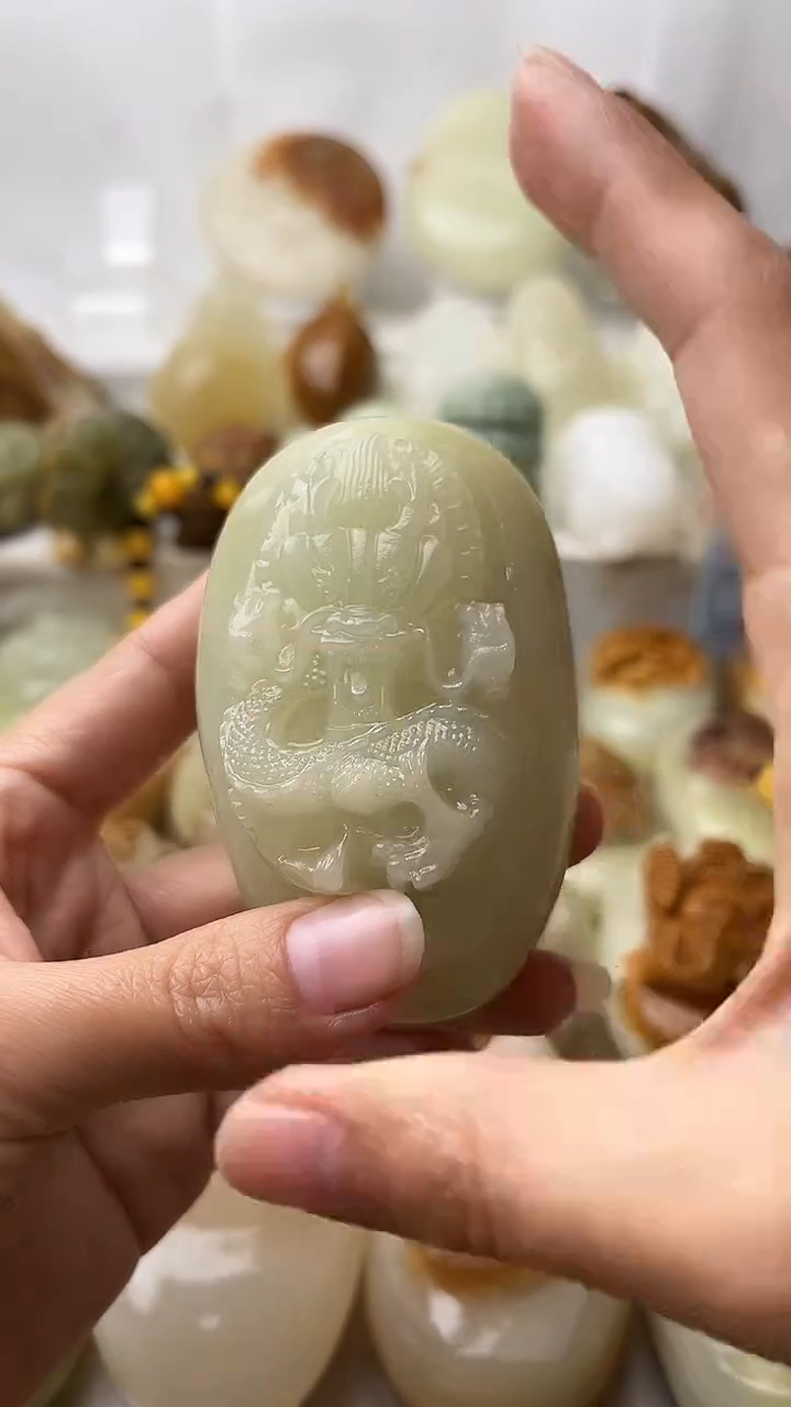 石材古青石棉纹正常不退换盘龙