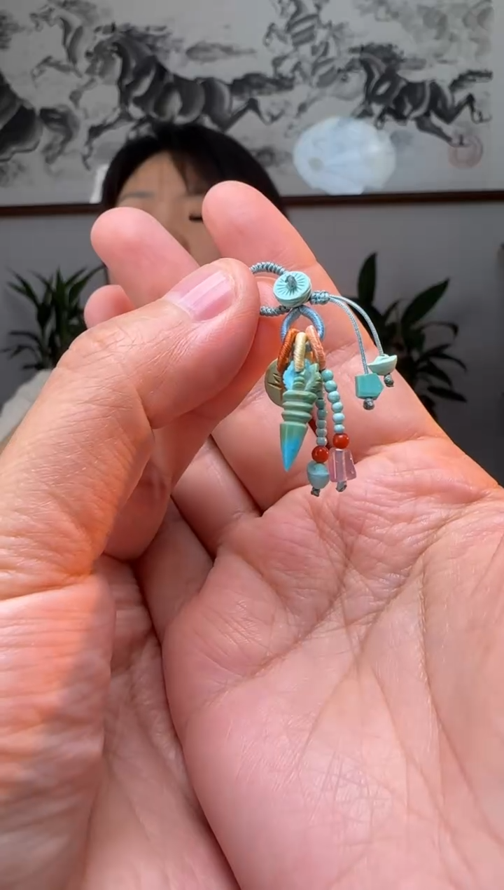 【闪购商品】绿松石提溜未镶嵌时尚百搭A1352