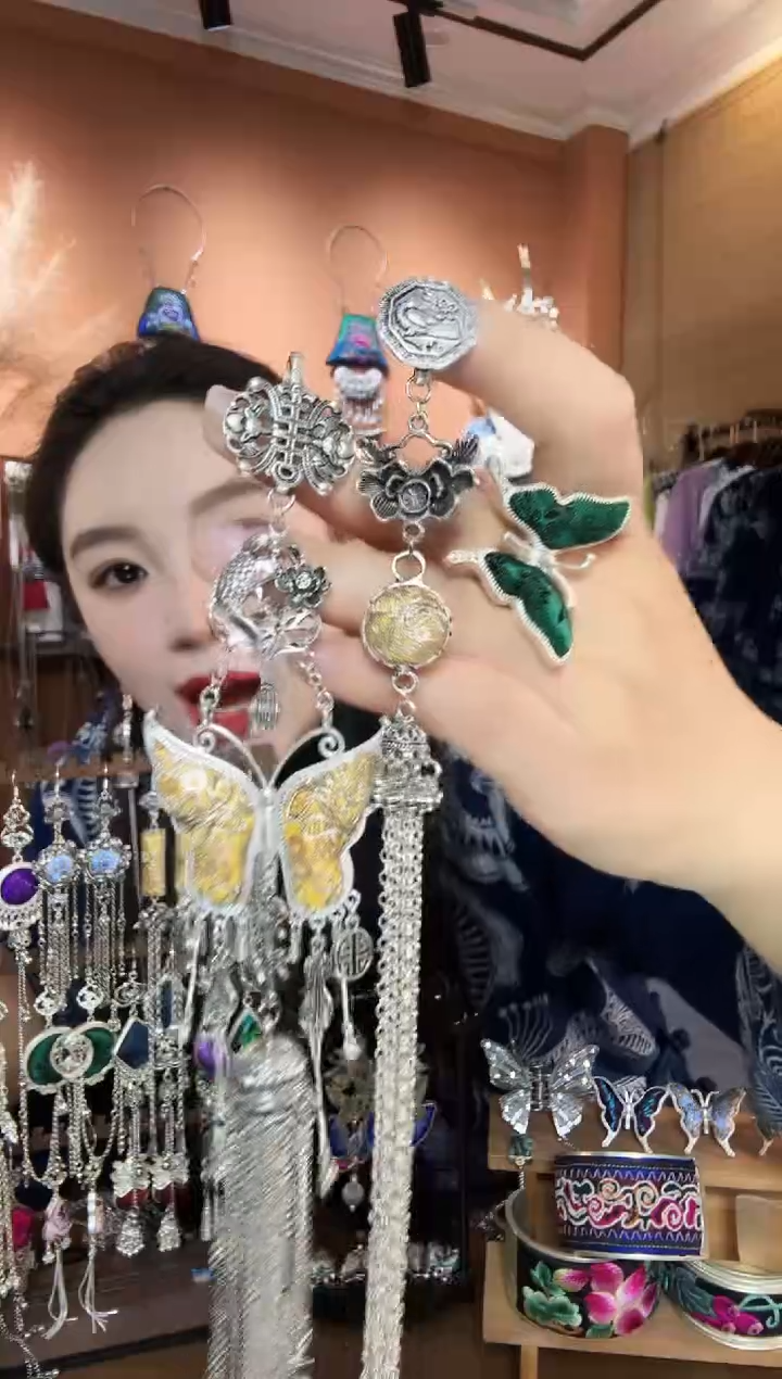 刺绣纯手工民族风压襟