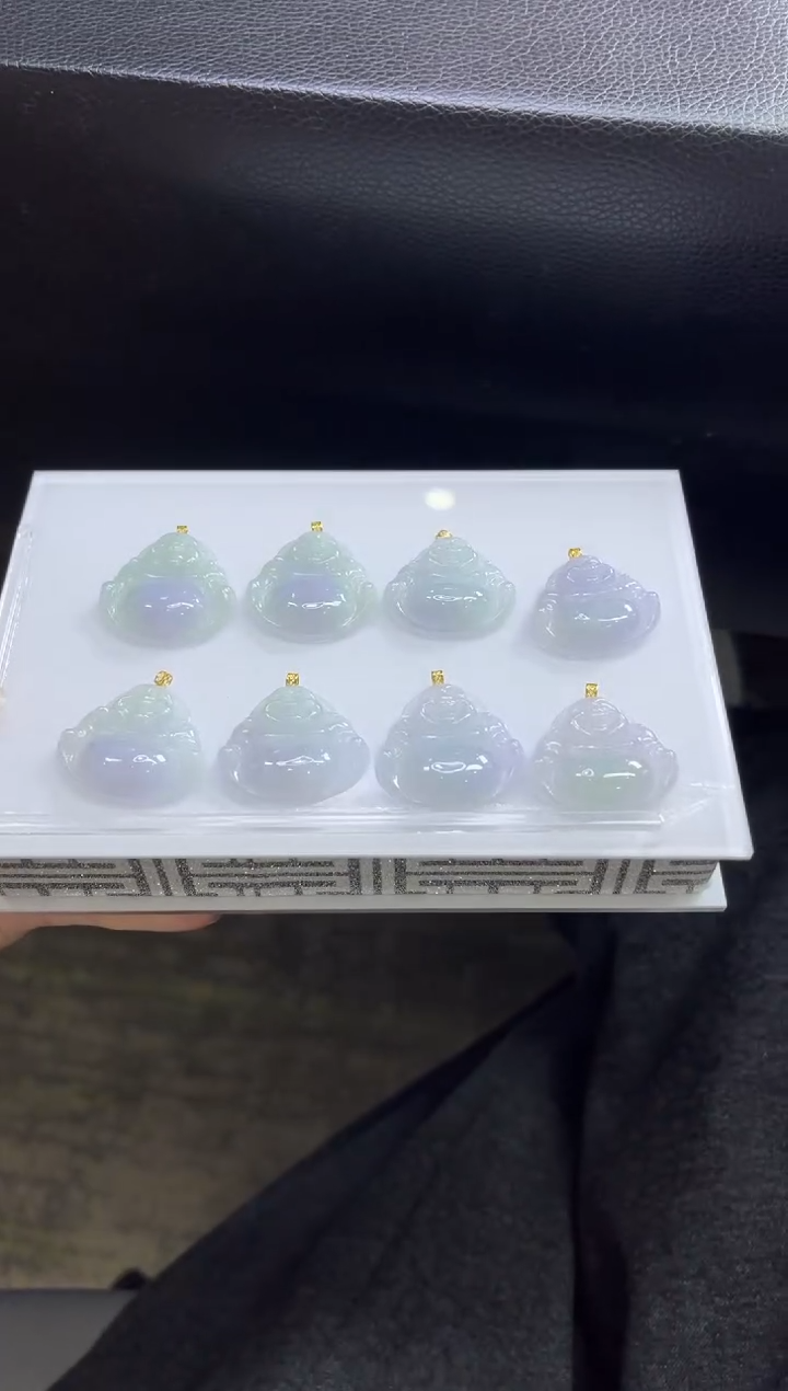 【闪购商品】翡翠颈饰18K金镶嵌V51 多样性发一件/配绳子