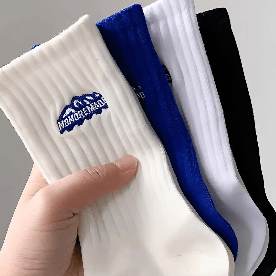 【新店福利】袜子男中筒袜秋季薄款简约透气春秋运动中筒潮袜