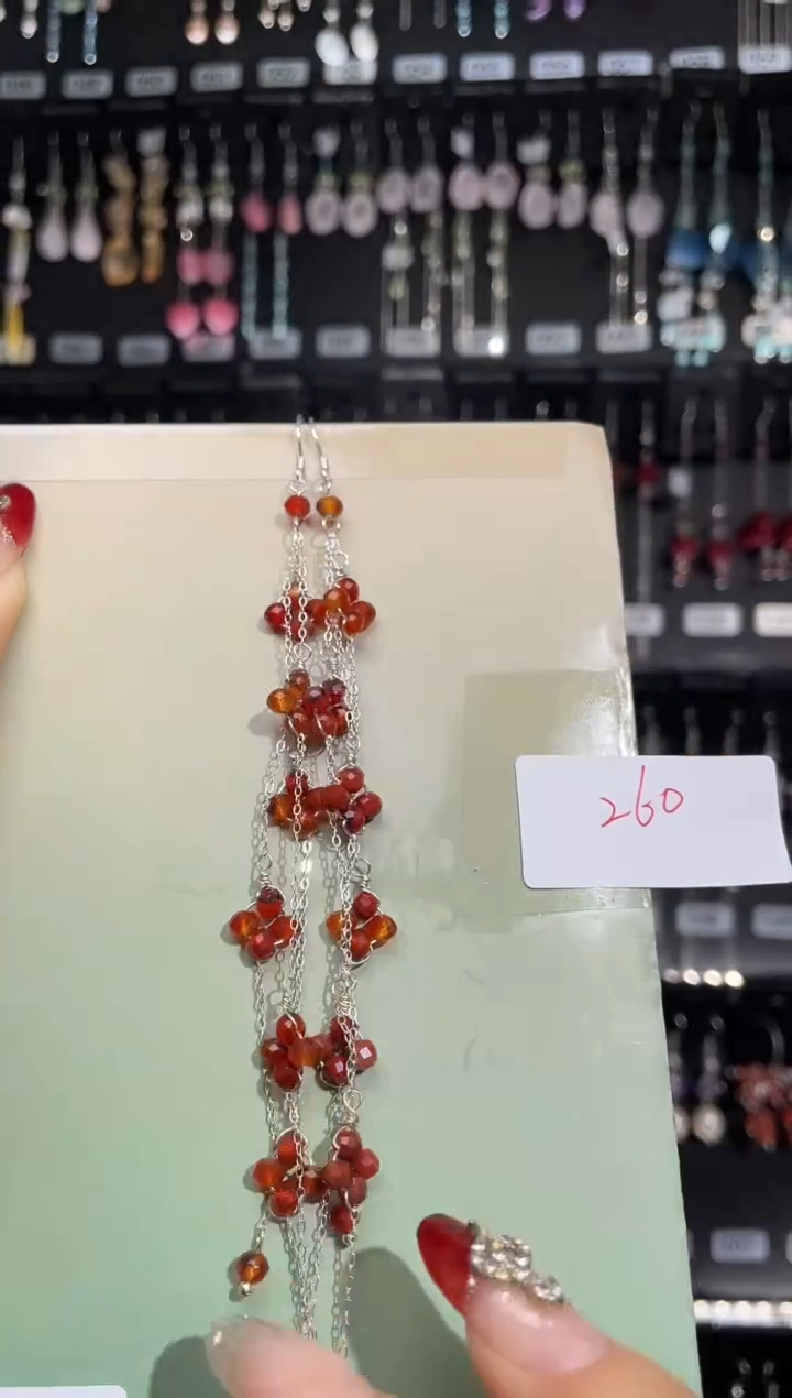 【闪购商品】紫晶耳饰银S925镶嵌喜欢拍