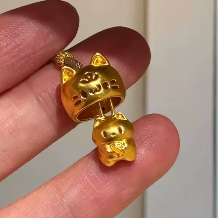 铜合金项链 躲猫猫项链 · 可爱萌宠甜美百搭网红同款毛衣链