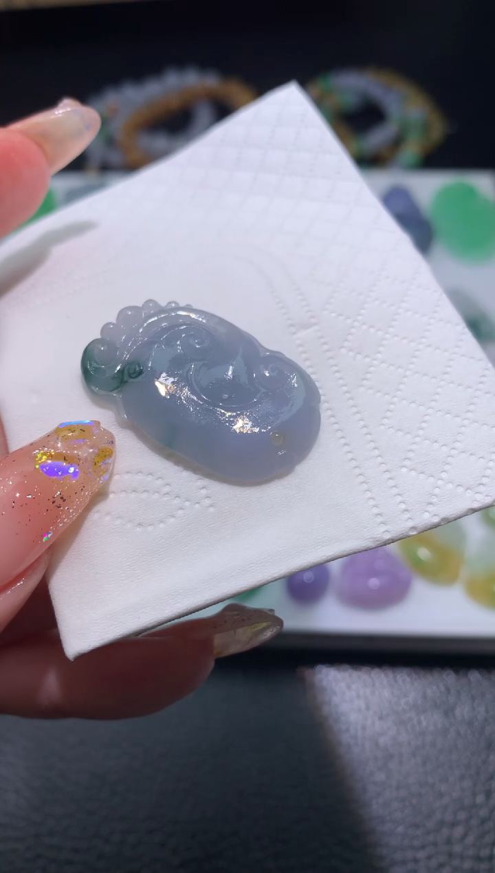 【闪购商品】定制翡翠未镶嵌如意