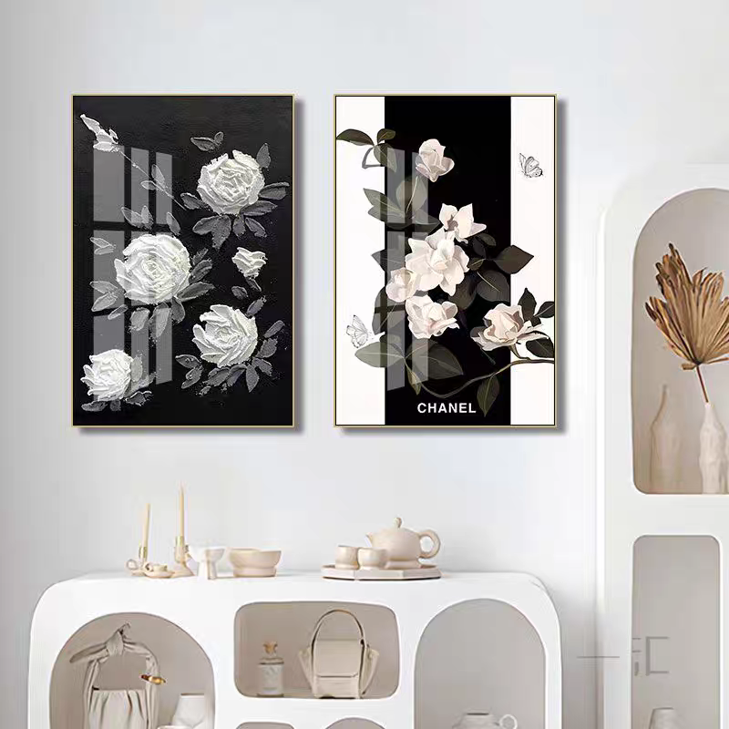 北欧小香风装饰画壁画服装店咖啡店简约装饰画154