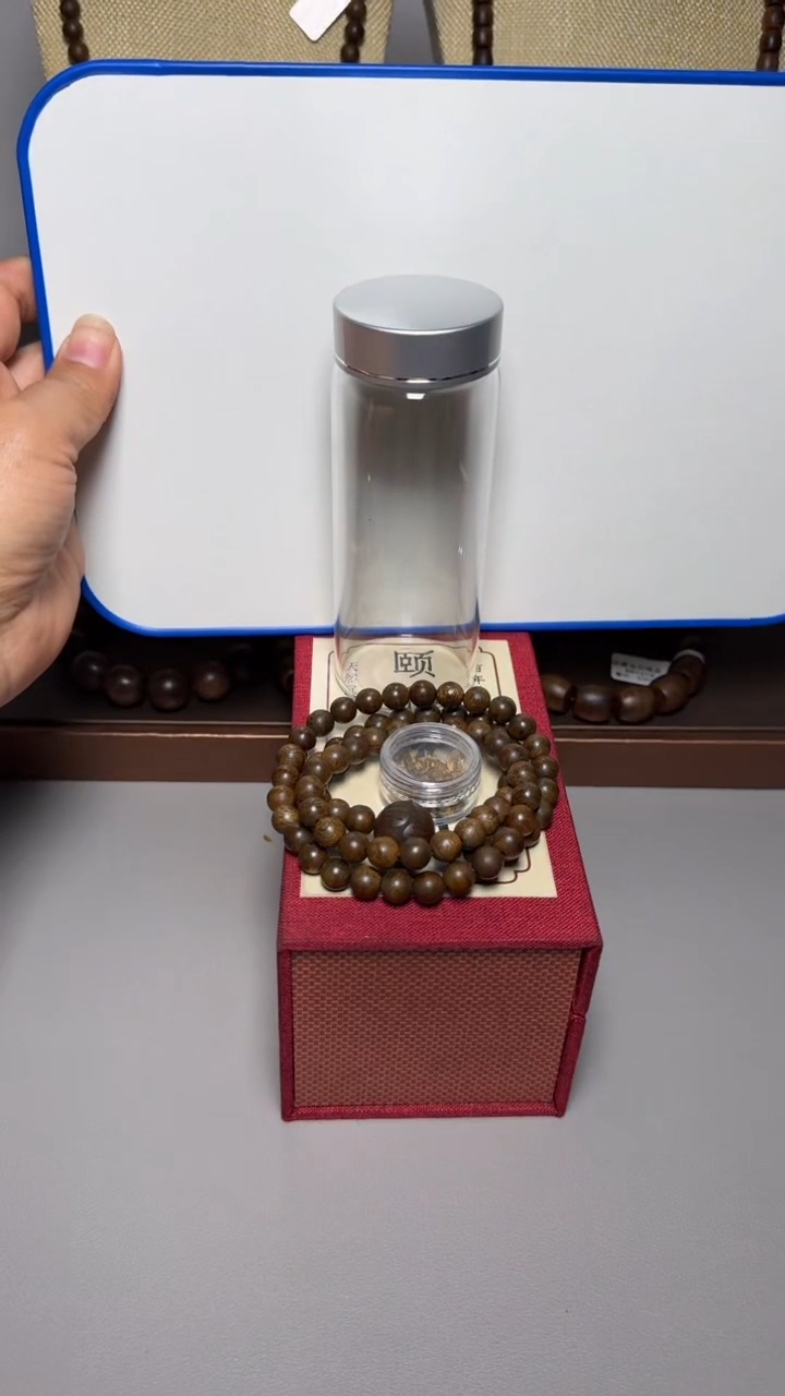 【闪购商品】沉香手串芽庄白棋0.8三圈圆珠
