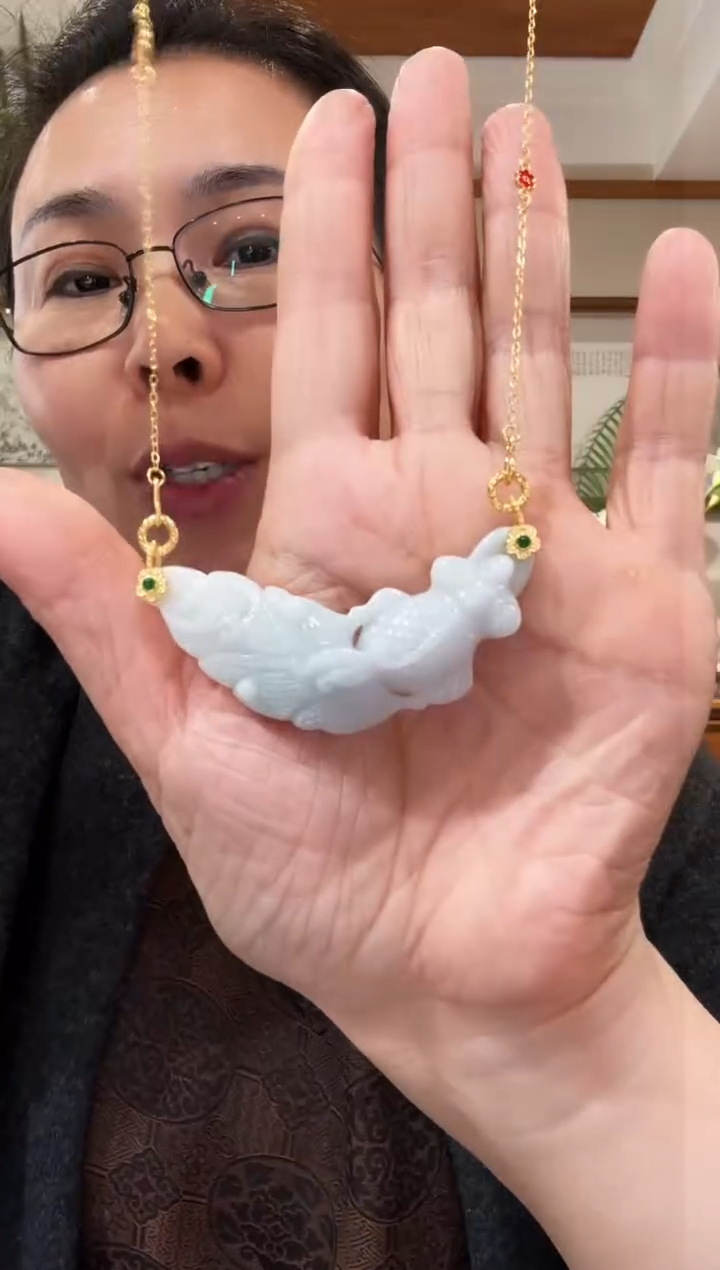 【闪购商品】翡翠颈饰未镶嵌国风