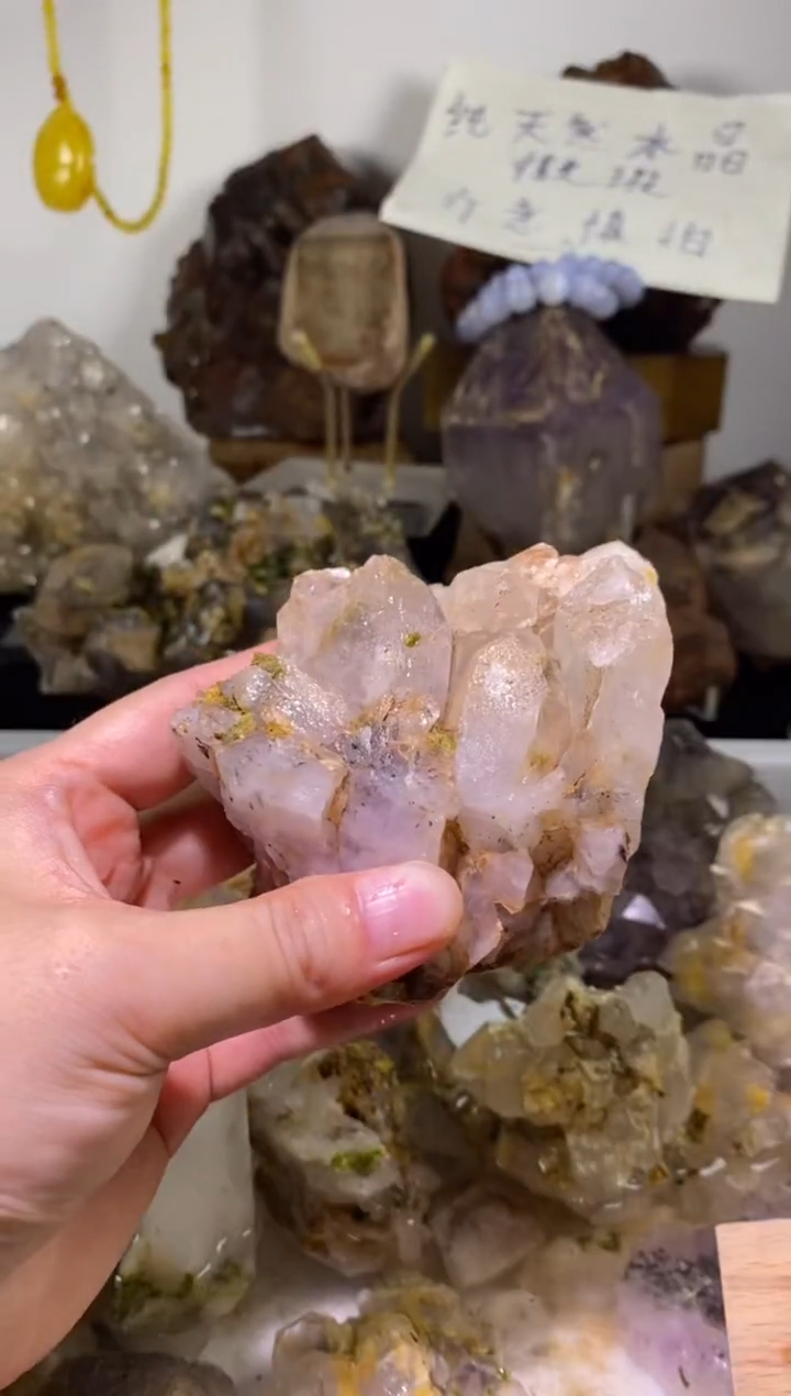 未镶嵌珠宝半成品水晶13号515g四川超七花园水晶