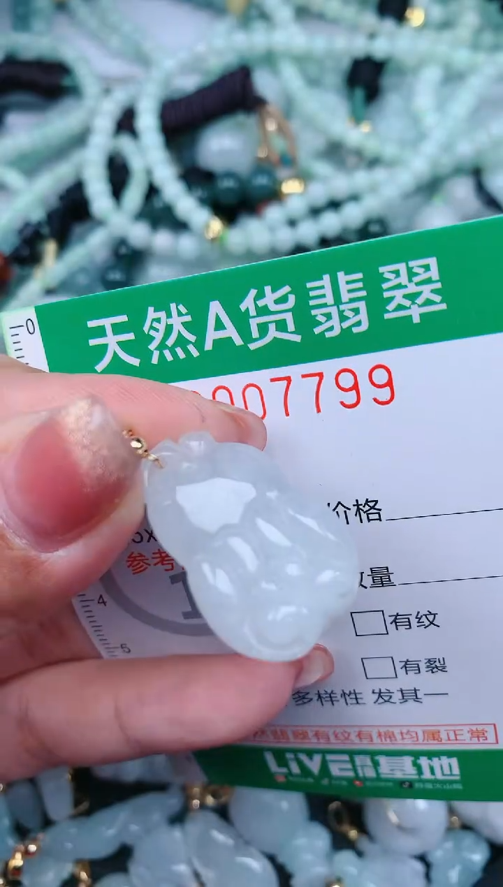 【闪购商品】翡翠颈饰未镶嵌.0007799