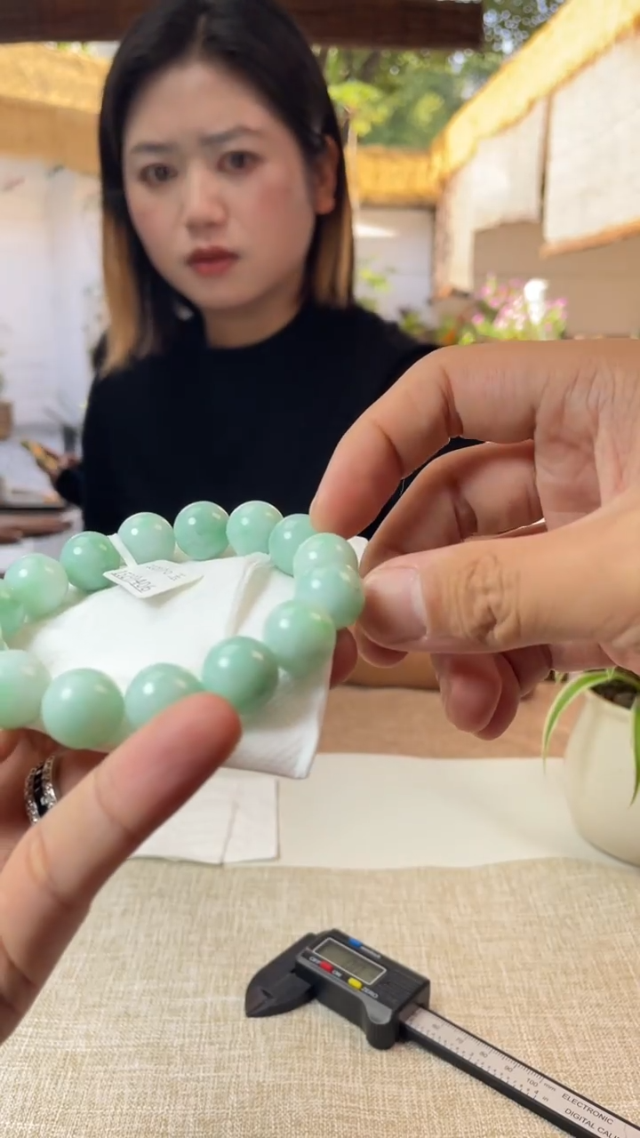 未镶嵌手链翡翠珠串