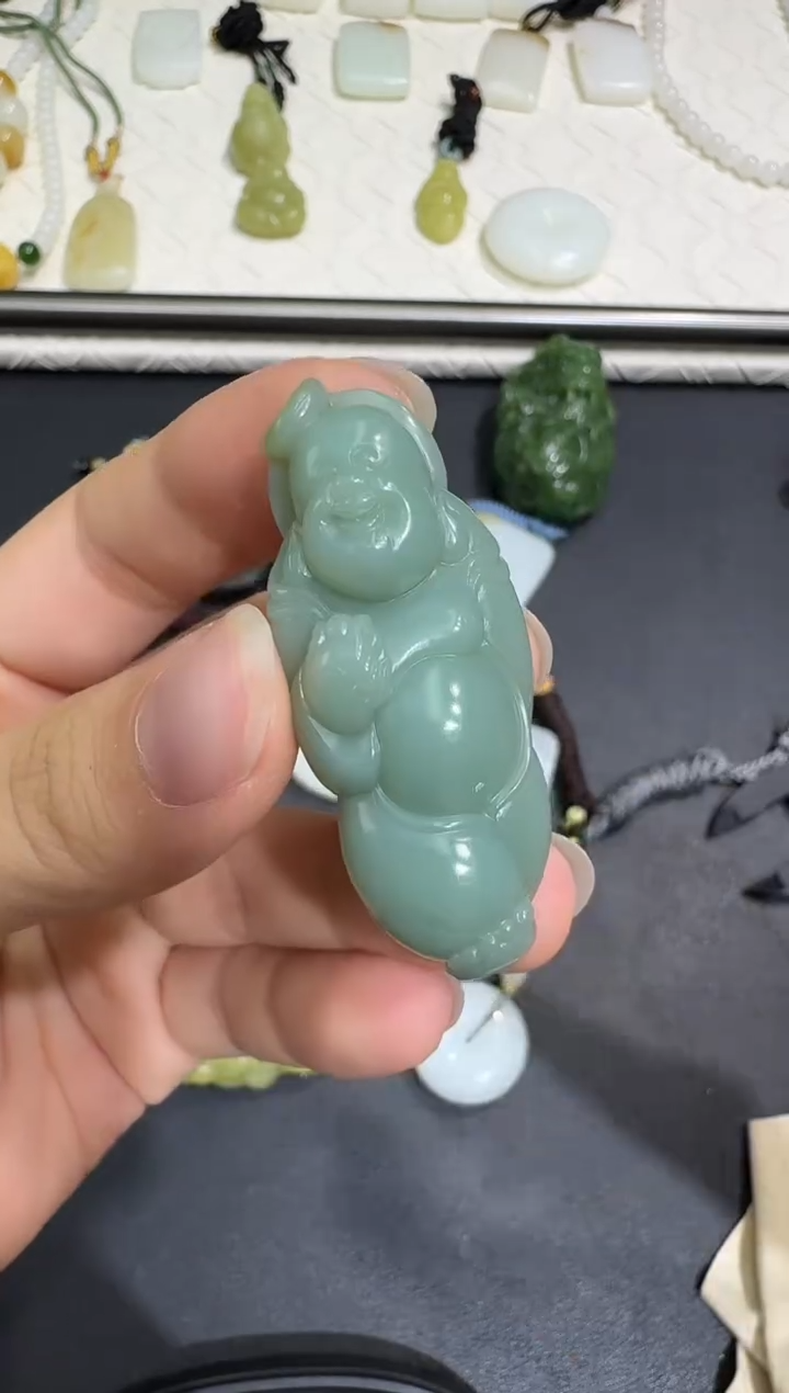 和田玉未镶嵌颈饰X0804-1396-503