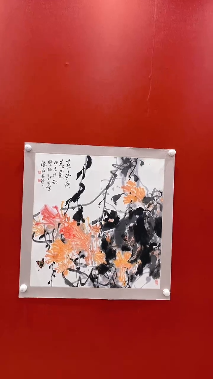 【闪购商品】书法梁汉民斗方国画作品