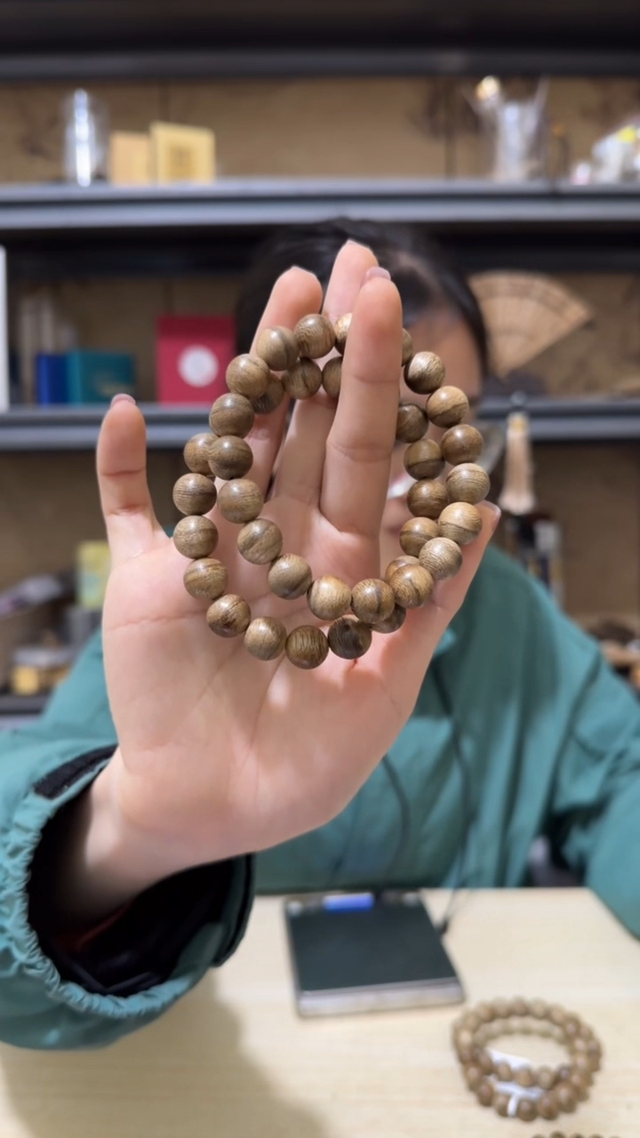 【闪购商品】沉香手串45号富国岛野料手串多样性一条卡10