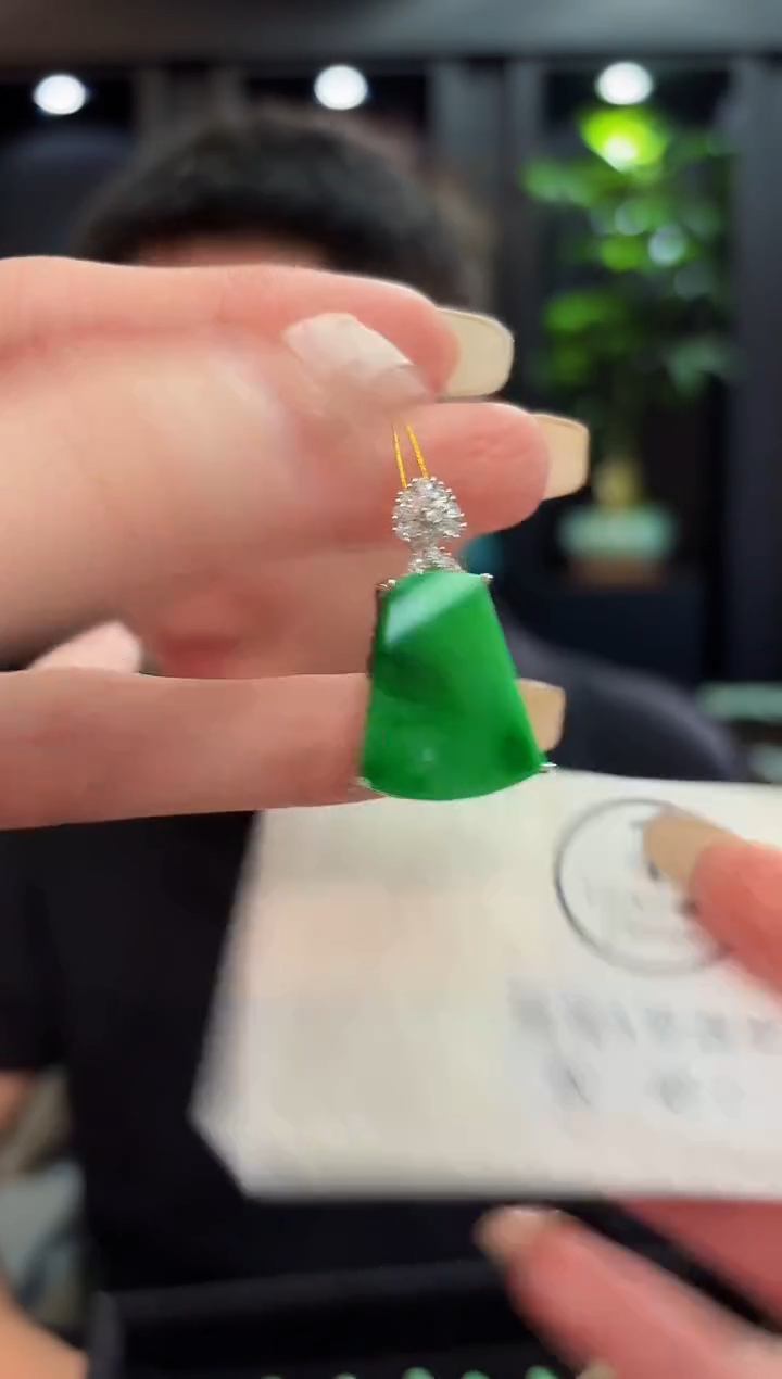 颈饰未镶嵌翡翠 缅料A货/支持复检/一件