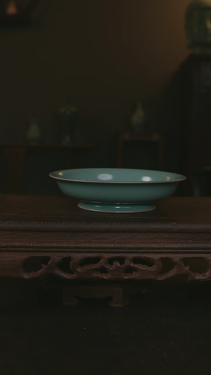 【闪购商品】其他寿承盘仿古釉14口径