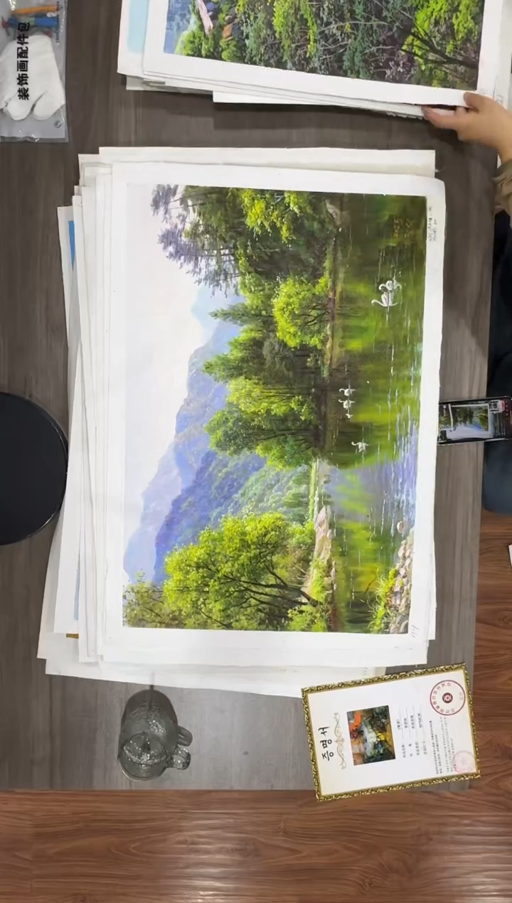 油画【64号】约50*70cm丨朝鲜原创纯手绘孤品油画丨顺丰包邮