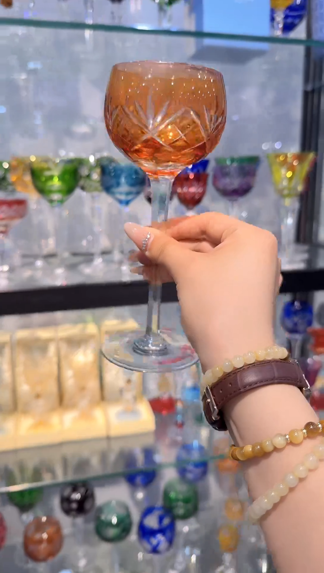 水晶玻璃米多家中古瓷器摆件 如图所示540