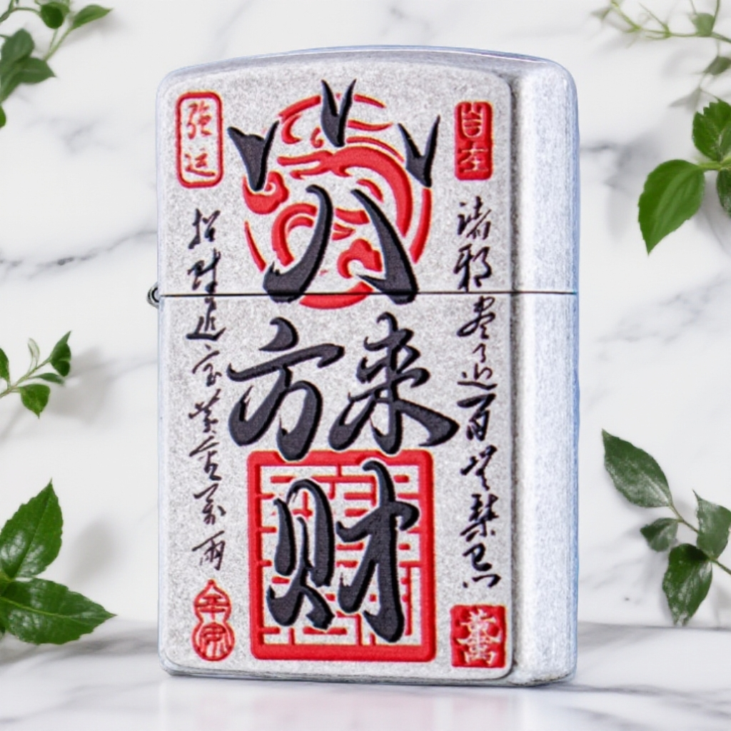 古银八方来财煤油打火机