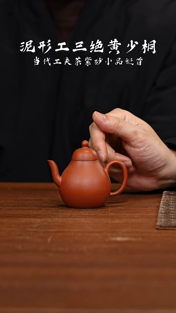茶壶紫砂高梨老朱泥HST