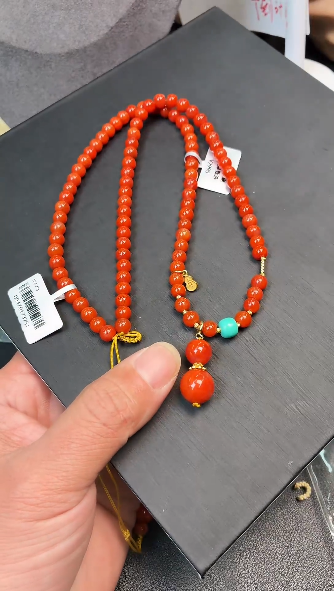 项链未镶嵌南红玛瑙A57