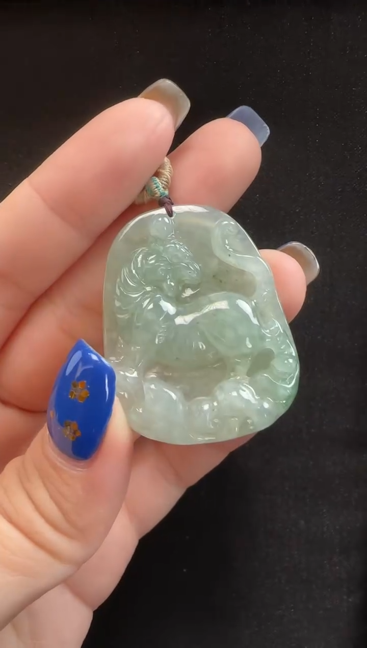 颈饰未镶嵌翡翠932虎虎生威一个