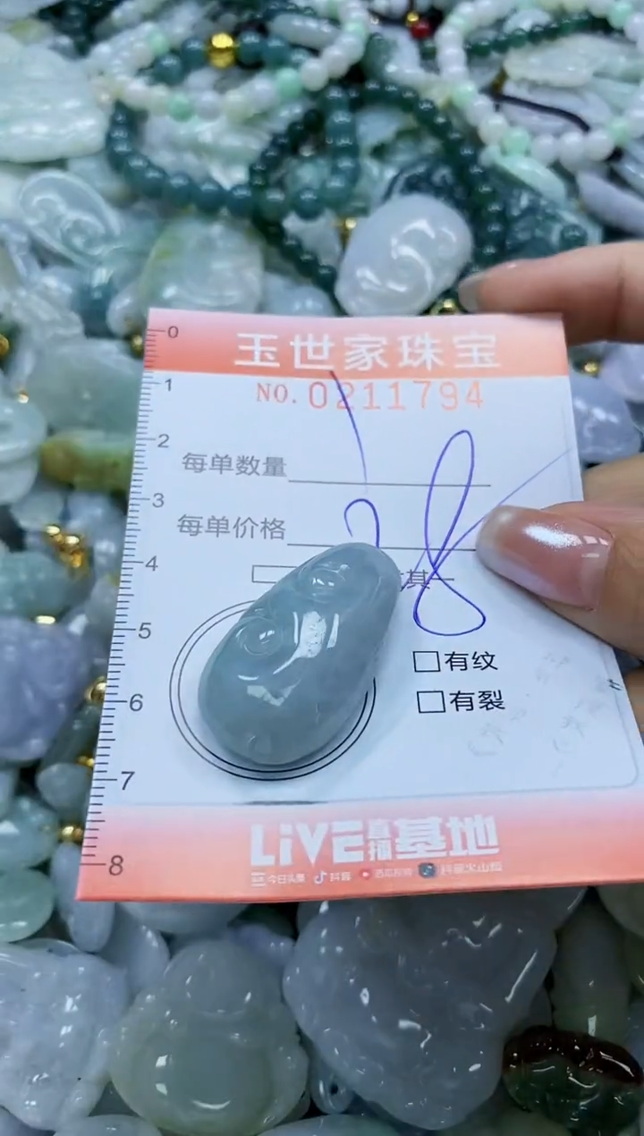 【闪购商品】翡翠颈饰未镶嵌闪购0211794
