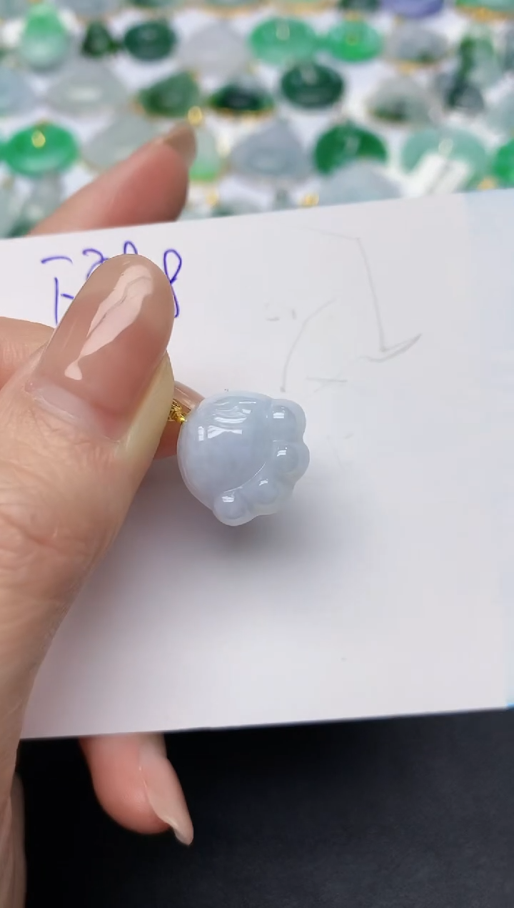 颈饰未镶嵌翡翠天然缅甸A货翡翠百元以上9元证书费自理