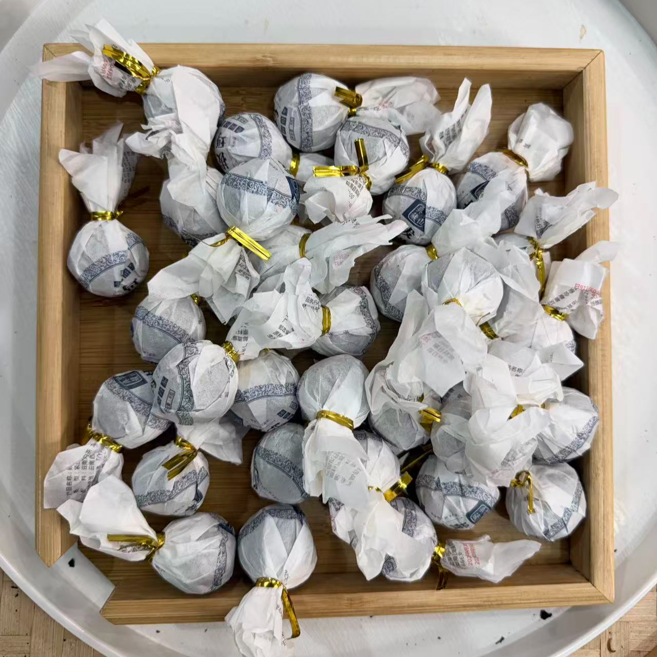 司丽严选-开播福利2024年南糯山拔玛白茶龙珠8g12-27