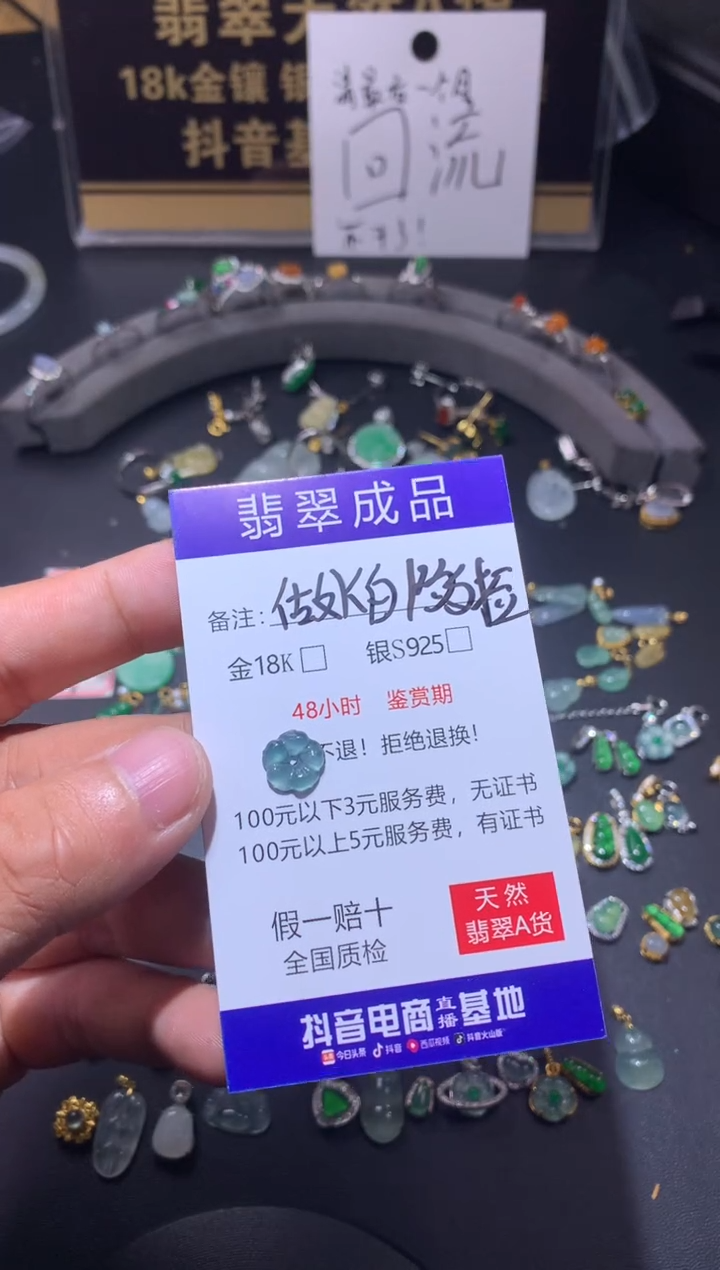 吊坠(不含链)未镶嵌翡翠1