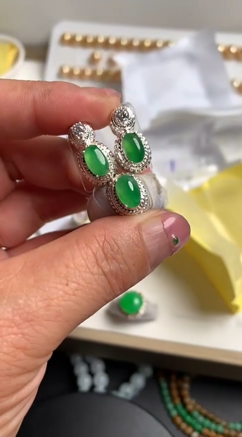 【闪购商品】定制翡翠未镶嵌卡7卡8